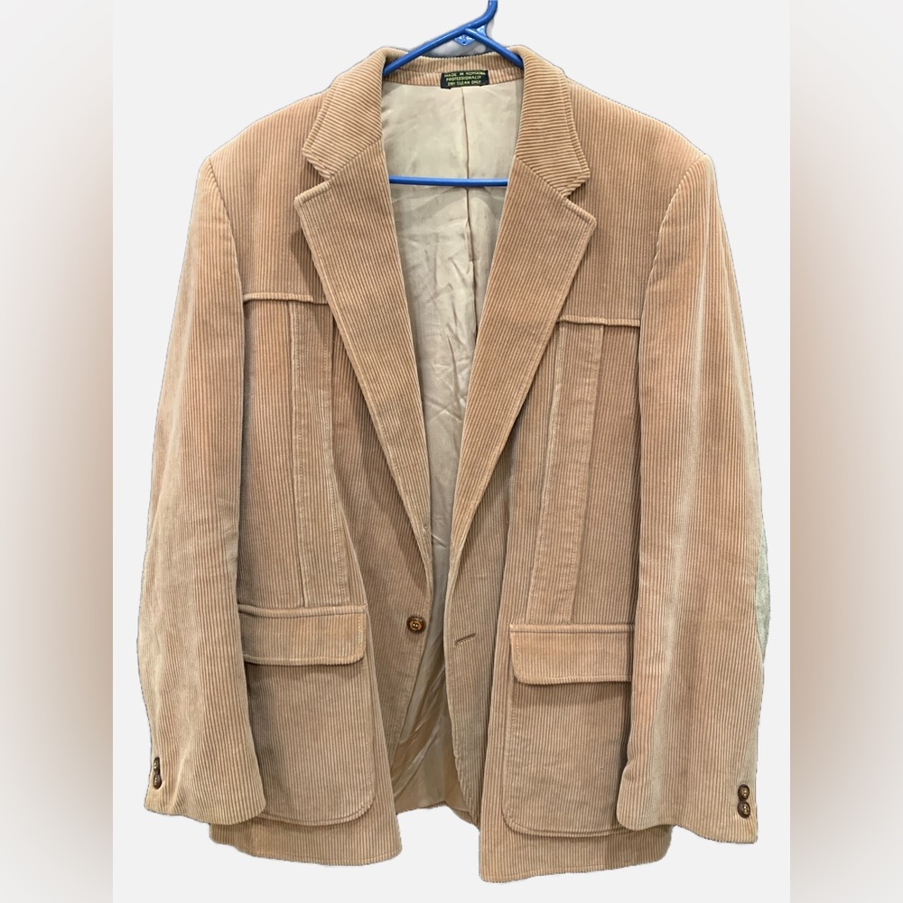 Vintage corduroy mens blazer